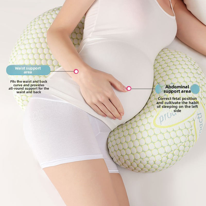Multifunctional Maternity Pillow for Side Sleeping and Nursing