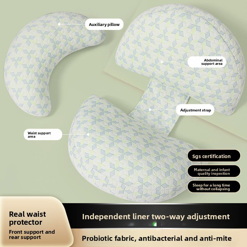 Multifunctional Maternity Pillow for Side Sleeping and Nursing