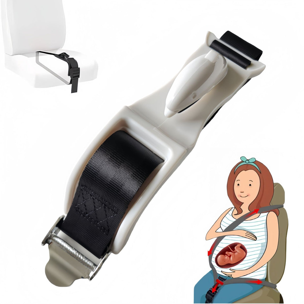 Adjustable Maternity Safety Belt for Car