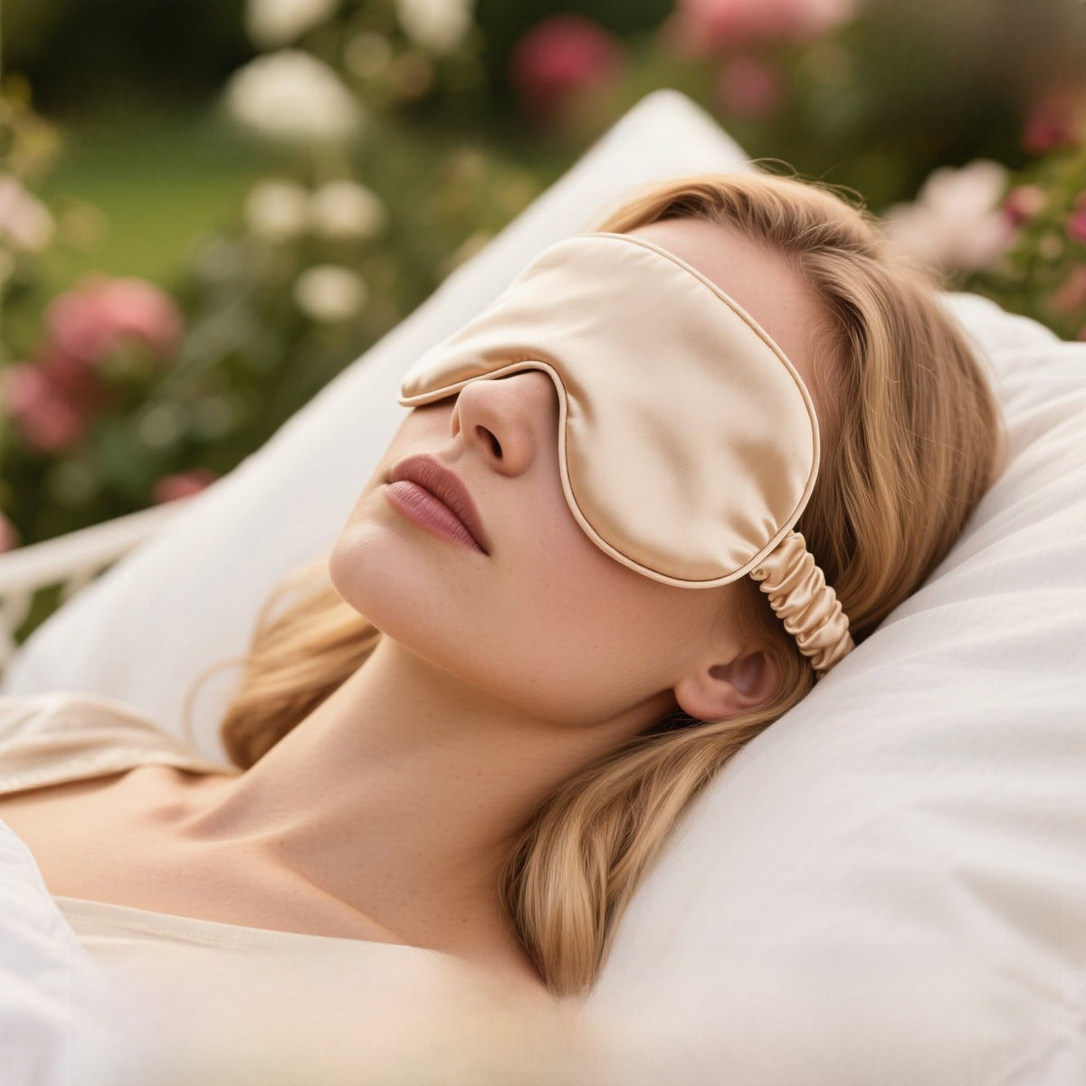 99.6% Light Blocking, Breathable Mulberry Silk Sleep Mask